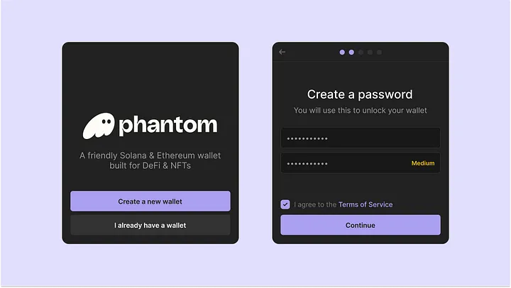 Phantom wallet password